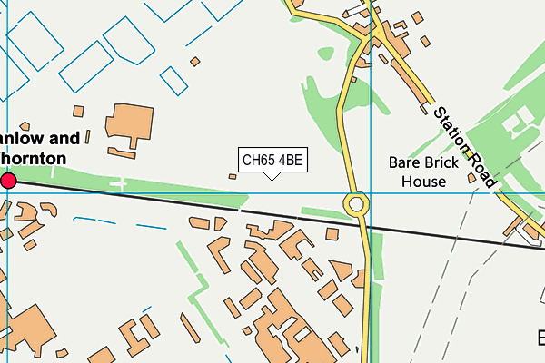 CH65 4BE map - OS VectorMap District (Ordnance Survey) CH65 4BE map - OS VectorMap District (Ordnance Survey)
