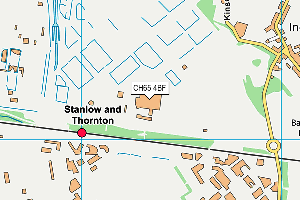 CH65 4BF map - OS VectorMap District (Ordnance Survey) CH65 4BF map - OS VectorMap District (Ordnance Survey)