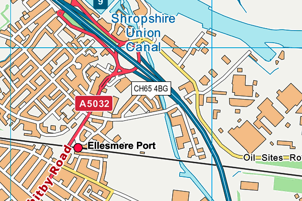 CH65 4BG map - OS VectorMap District (Ordnance Survey) CH65 4BG map - OS VectorMap District (Ordnance Survey)