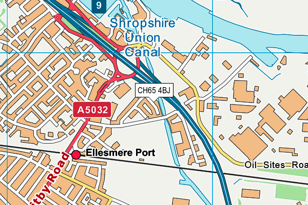 CH65 4BJ map - OS VectorMap District (Ordnance Survey) CH65 4BJ map - OS VectorMap District (Ordnance Survey)