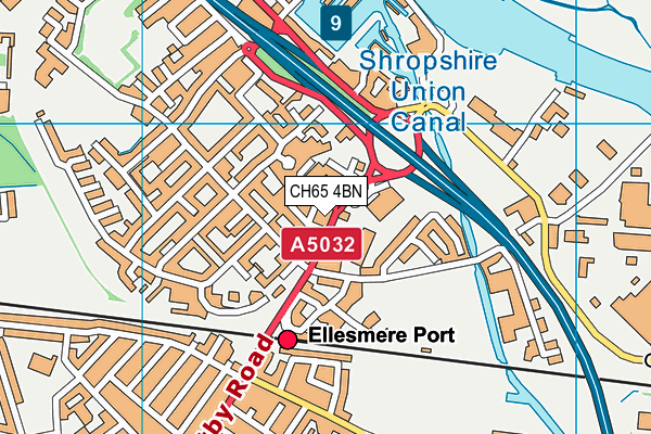 CH65 4BN map - OS VectorMap District (Ordnance Survey) CH65 4BN map - OS VectorMap District (Ordnance Survey)