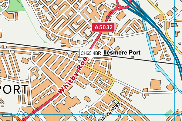 CH65 4BR map - OS VectorMap District (Ordnance Survey) CH65 4BR map - OS VectorMap District (Ordnance Survey)