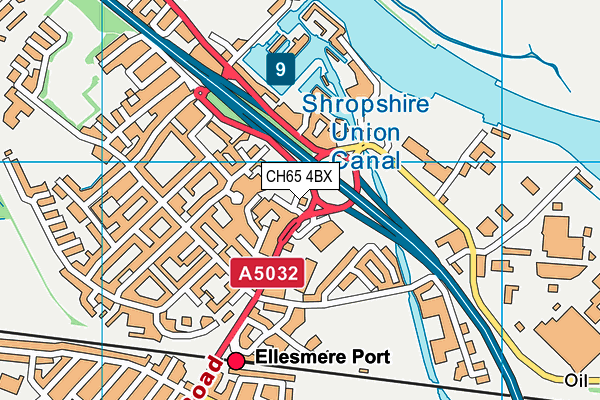 CH65 4BX map - OS VectorMap District (Ordnance Survey) CH65 4BX map - OS VectorMap District (Ordnance Survey)