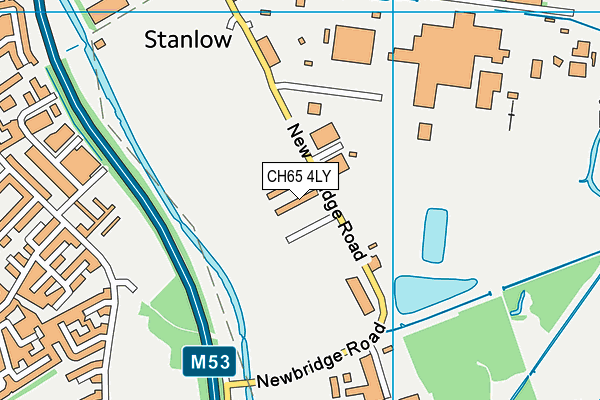 CH65 4LY map - OS VectorMap District (Ordnance Survey) CH65 4LY map - OS VectorMap District (Ordnance Survey)