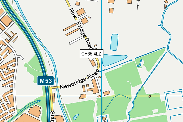 CH65 4LZ map - OS VectorMap District (Ordnance Survey) CH65 4LZ map - OS VectorMap District (Ordnance Survey)