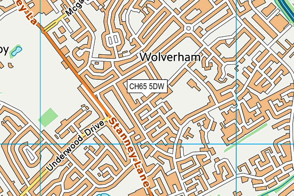 CH65 5DW map - OS VectorMap District (Ordnance Survey) CH65 5DW map - OS VectorMap District (Ordnance Survey)