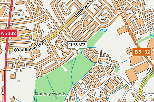 CH65 6PZ map - OS VectorMap District (Ordnance Survey) CH65 6PZ map - OS VectorMap District (Ordnance Survey)