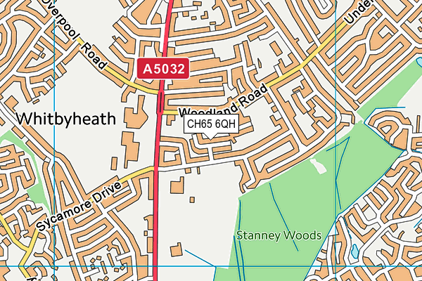 CH65 6QH map - OS VectorMap District (Ordnance Survey) CH65 6QH map - OS VectorMap District (Ordnance Survey)