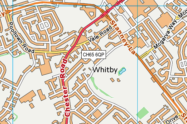 CH65 6QP map - OS VectorMap District (Ordnance Survey)