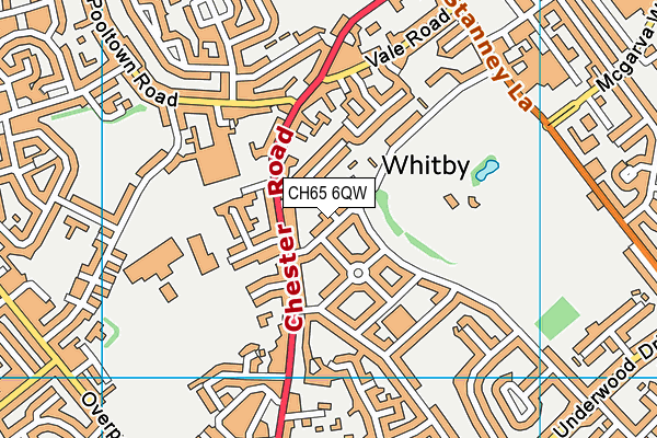 CH65 6QW map - OS VectorMap District (Ordnance Survey) CH65 6QW map - OS VectorMap District (Ordnance Survey)
