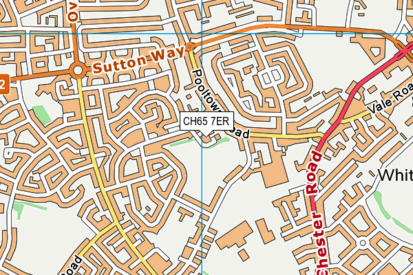 CH65 7ER map - OS VectorMap District (Ordnance Survey) CH65 7ER map - OS VectorMap District (Ordnance Survey)