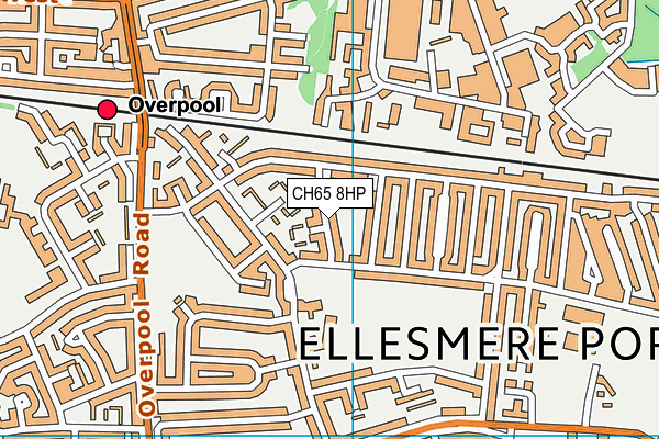 CH65 8HP map - OS VectorMap District (Ordnance Survey) CH65 8HP map - OS VectorMap District (Ordnance Survey)