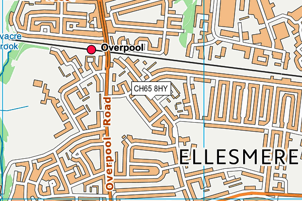 CH65 8HY map - OS VectorMap District (Ordnance Survey)