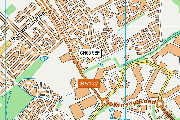 CH65 9BF map - OS VectorMap District (Ordnance Survey) CH65 9BF map - OS VectorMap District (Ordnance Survey)