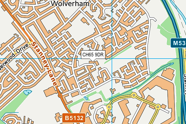 CH65 9DR map - OS VectorMap District (Ordnance Survey) CH65 9DR map - OS VectorMap District (Ordnance Survey)