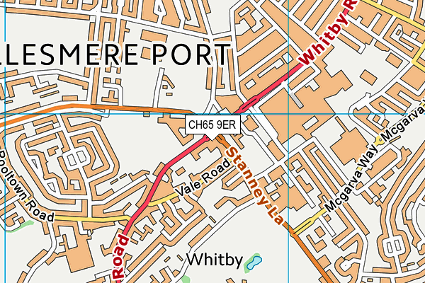 CH65 9ER map - OS VectorMap District (Ordnance Survey) CH65 9ER map - OS VectorMap District (Ordnance Survey)