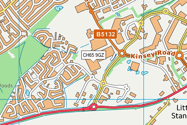 CH65 9GZ map - OS VectorMap District (Ordnance Survey) CH65 9GZ map - OS VectorMap District (Ordnance Survey)