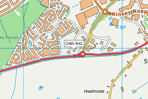 CH65 9HQ map - OS VectorMap District (Ordnance Survey) CH65 9HQ map - OS VectorMap District (Ordnance Survey)