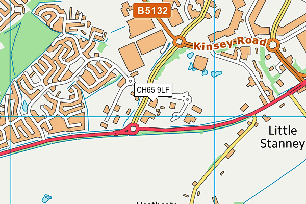 CH65 9LF map - OS VectorMap District (Ordnance Survey) CH65 9LF map - OS VectorMap District (Ordnance Survey)