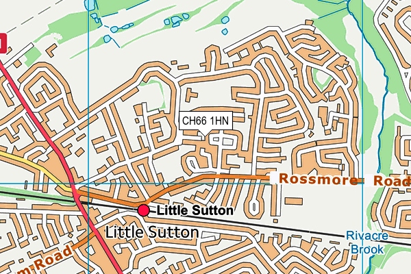 CH66 1HN map - OS VectorMap District (Ordnance Survey) CH66 1HN map - OS VectorMap District (Ordnance Survey)