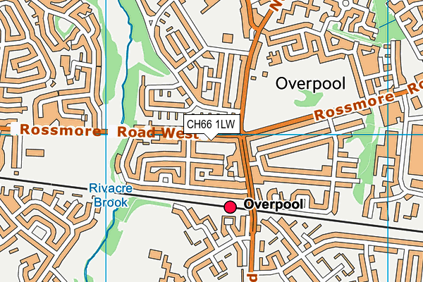 CH66 1LW map - OS VectorMap District (Ordnance Survey) CH66 1LW map - OS VectorMap District (Ordnance Survey)