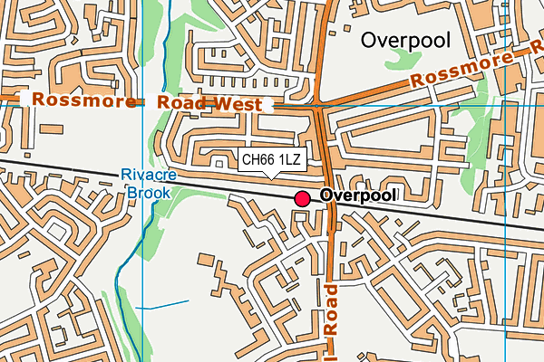 CH66 1LZ map - OS VectorMap District (Ordnance Survey) CH66 1LZ map - OS VectorMap District (Ordnance Survey)