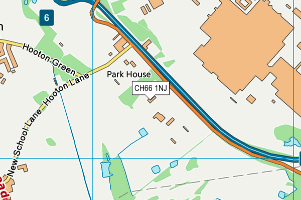 CH66 1NJ map - OS VectorMap District (Ordnance Survey) CH66 1NJ map - OS VectorMap District (Ordnance Survey)
