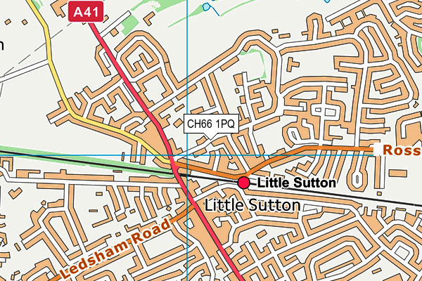 CH66 1PQ map - OS VectorMap District (Ordnance Survey) CH66 1PQ map - OS VectorMap District (Ordnance Survey)
