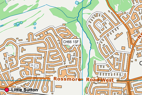 CH66 1SF map - OS VectorMap District (Ordnance Survey) CH66 1SF map - OS VectorMap District (Ordnance Survey)