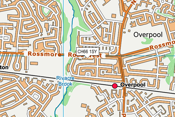CH66 1SY map - OS VectorMap District (Ordnance Survey) CH66 1SY map - OS VectorMap District (Ordnance Survey)