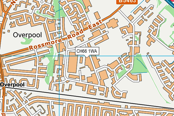 CH66 1WA map - OS VectorMap District (Ordnance Survey) CH66 1WA map - OS VectorMap District (Ordnance Survey)