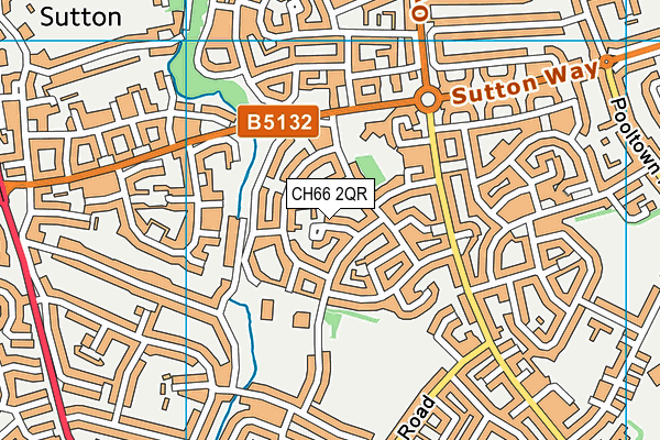 CH66 2QR map - OS VectorMap District (Ordnance Survey) CH66 2QR map - OS VectorMap District (Ordnance Survey)