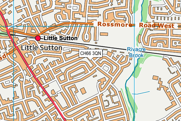 CH66 3QN map - OS VectorMap District (Ordnance Survey) CH66 3QN map - OS VectorMap District (Ordnance Survey)