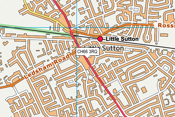 CH66 3RQ map - OS VectorMap District (Ordnance Survey) CH66 3RQ map - OS VectorMap District (Ordnance Survey)