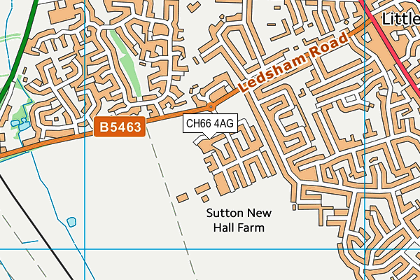 CH66 4AG map - OS VectorMap District (Ordnance Survey) CH66 4AG map - OS VectorMap District (Ordnance Survey)