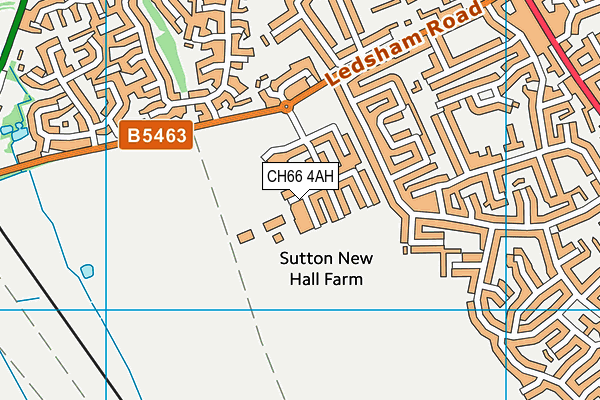 CH66 4AH map - OS VectorMap District (Ordnance Survey) CH66 4AH map - OS VectorMap District (Ordnance Survey)