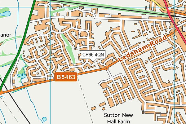 CH66 4QN map - OS VectorMap District (Ordnance Survey) CH66 4QN map - OS VectorMap District (Ordnance Survey)