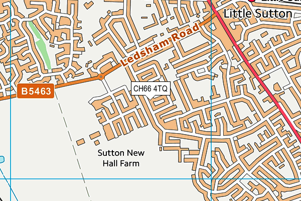 CH66 4TQ map - OS VectorMap District (Ordnance Survey) CH66 4TQ map - OS VectorMap District (Ordnance Survey)