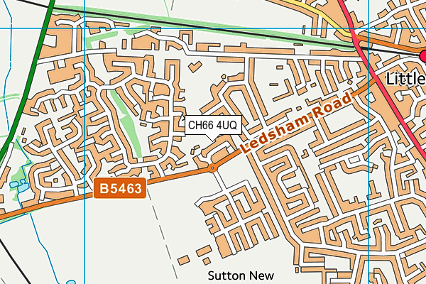 CH66 4UQ map - OS VectorMap District (Ordnance Survey) CH66 4UQ map - OS VectorMap District (Ordnance Survey)