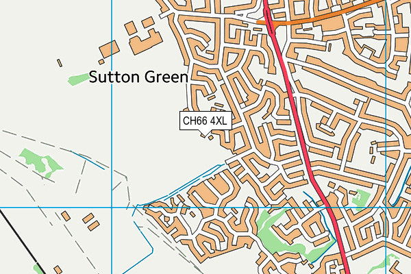 CH66 4XL map - OS VectorMap District (Ordnance Survey) CH66 4XL map - OS VectorMap District (Ordnance Survey)