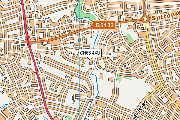CH66 4XU map - OS VectorMap District (Ordnance Survey) CH66 4XU map - OS VectorMap District (Ordnance Survey)