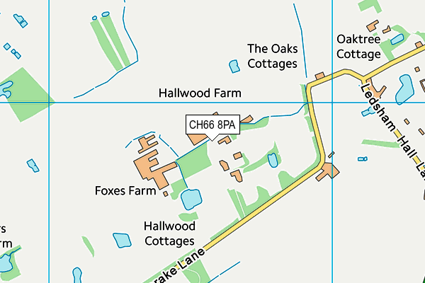 CH66 8PA map - OS VectorMap District (Ordnance Survey) CH66 8PA map - OS VectorMap District (Ordnance Survey)