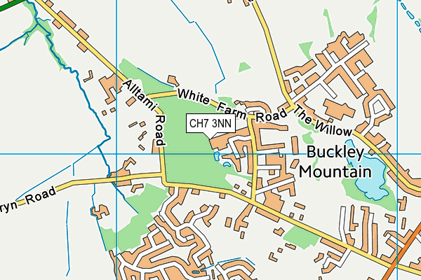 CH7 3NN map - OS VectorMap District (Ordnance Survey) CH7 3NN map - OS VectorMap District (Ordnance Survey)