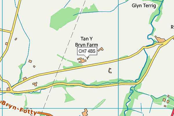 CH7 4BS map - OS VectorMap District (Ordnance Survey) CH7 4BS map - OS VectorMap District (Ordnance Survey)