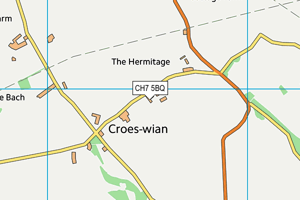 CH7 5BQ map - OS VectorMap District (Ordnance Survey) CH7 5BQ map - OS VectorMap District (Ordnance Survey)