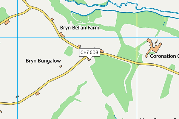 CH7 5DB map - OS VectorMap District (Ordnance Survey) CH7 5DB map - OS VectorMap District (Ordnance Survey)