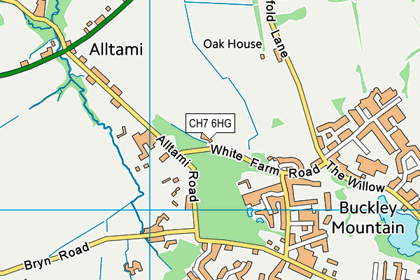 CH7 6HG map - OS VectorMap District (Ordnance Survey) CH7 6HG map - OS VectorMap District (Ordnance Survey)