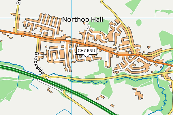CH7 6NU map - OS VectorMap District (Ordnance Survey) CH7 6NU map - OS VectorMap District (Ordnance Survey)