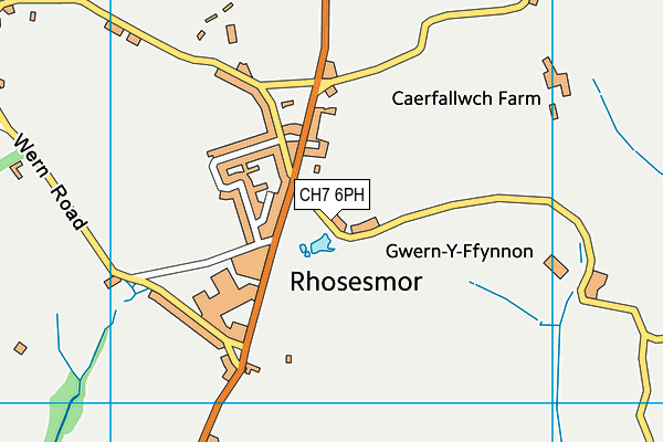 CH7 6PH map - OS VectorMap District (Ordnance Survey) CH7 6PH map - OS VectorMap District (Ordnance Survey)
