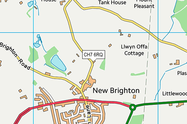 CH7 6RQ map - OS VectorMap District (Ordnance Survey) CH7 6RQ map - OS VectorMap District (Ordnance Survey)